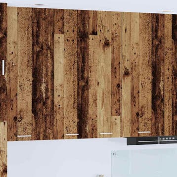 vidaXL Hangkast Oudhout 60 x 31 x 100 cm Bewerkt hout, Huis en Inrichting, Keuken | Keukenelementen, Verzenden, Nieuw, Bruin