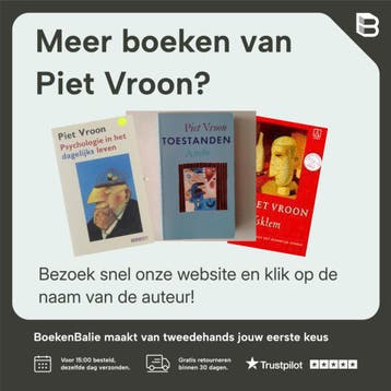 De mens als metafoor 9789026308062 Piet Vroon, Verzenden, Gelezen, Piet Vroon
