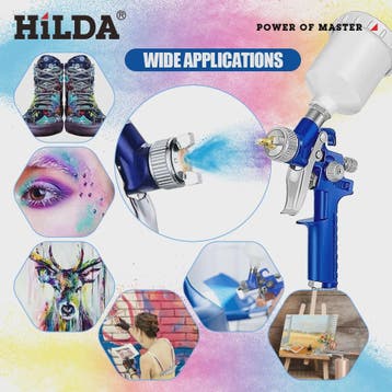 HILDA H2000 HVLP Mini Verfspuitpistool - Compact & Efficiënt, Verzenden, Nieuw