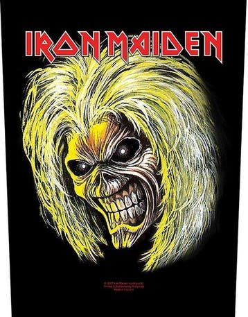 Iron Maiden - Killers Eddie Rugpatch officiële merchandise, Ophalen of Verzenden, Nieuw, Kleding