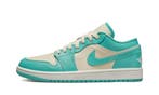 Jordan 1 Low Tropical Teal (Womens), Nieuw