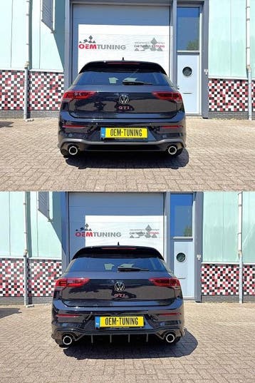 Diffuser en Uitlaat GOLF 8 GTI/GTE/GTD/R-Line | Clubsport, Volkswagen, Nieuw, Ophalen of Verzenden, Achter