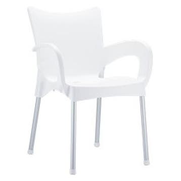 (MDK-105490) Siesta Romeo stoel wit, Huis en Inrichting, Stoelen, Ophalen of Verzenden, Nieuw, Wit