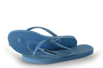 Havaianas Slippers Meisjes in maat 36 Blauw, Verzenden, Jongen of Meisje, Schoenen, Zo goed als nieuw