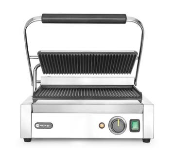 Contactgrill panini, Hendi, Boven En Onder Geribd, 230v/22, Ophalen of Verzenden, Nieuw in verpakking