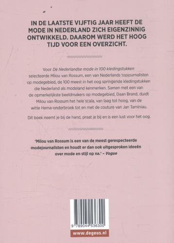 De Nederlandse mode in 100 kledingstukken 9789044536300, Verzenden, Zo goed als nieuw, Daan Brand