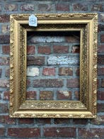 Lijst - 141. Oude goud vergulde schilderijlijst. Voor