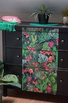 Plakfolie muursticker decoratiefolie flamingo cactus, Nieuw