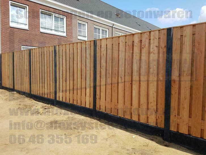 Schuttingen beton hout | douglas tuinschermen | ACTIE, Tuin en Terras, Schuttingen, 1 tot 2 meter, Nieuw, Hout
