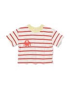 HEMA Baby T-shirt jersey strepen rood, Verzenden, Nieuw