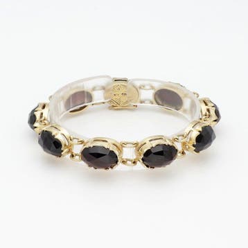 Armband - 14 karaat Geel goud - Granaat, Nieuw