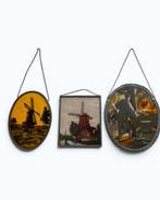 Glas-in-loodraam (3) - 1920-1930, 1950-1960 -