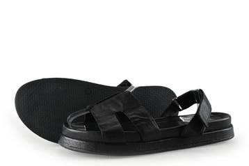 Nelson Slippers in maat 38 Zwart, Kleding | Dames, Schoenen, Slippers, Verzenden, Zwart, Zo goed als nieuw