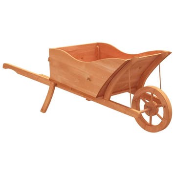 Houten bloemenwagen XL | Laatste Stuk!, Tuin en Terras, 100 cm of meer, Ophalen of Verzenden, Zo goed als nieuw, Overige vormen