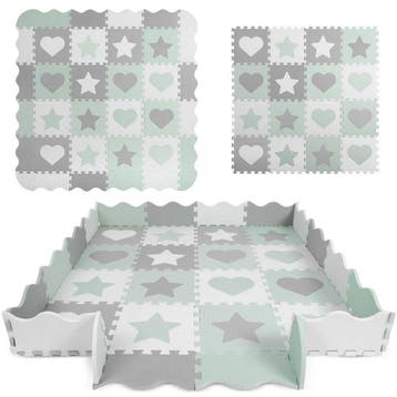 Puzzelmat Kinder Grijs Mint 16 Stuks | Nieuw | Laatste St..., Ophalen of Verzenden, Nieuw