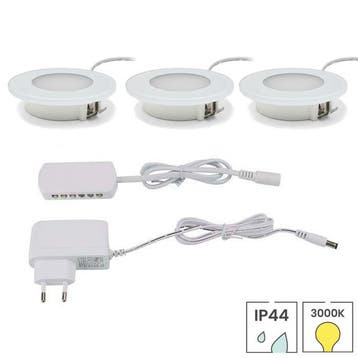 LED onderbouwverlichting | set van 3 LED inbouwspots | 1.5, Verzenden, Nieuw
