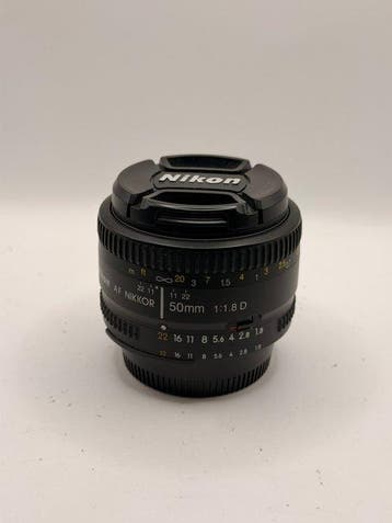 Nikon Nikon AF Nikkor 50mm f/1.8D – Nikon F Mount Cameralens, Nieuw