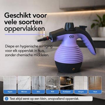 2dekans | Infinity Goods Stoomreiniger - 12-in-1, Ophalen of Verzenden, Zo goed als nieuw