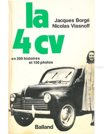 LA 4 CV EN HISTOIRES ET 150 PHOTOS, Boeken, Nieuw, Renault, Author