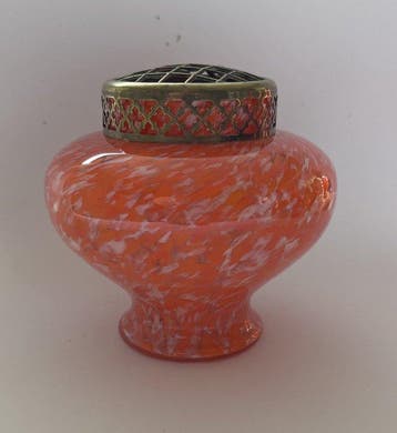 Franz Welz of Kralik - Boheems - Vaas - Spatter glas