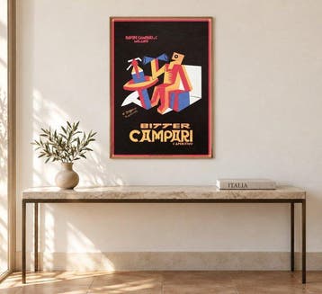 Fortunato Depero - Bitter Campari Futurismo italiano