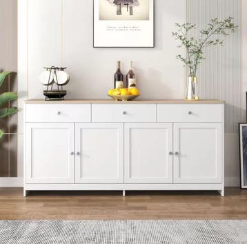 Landelijk Dressoir met Lades en Deuren – 160×37×75 cm, Verzenden, Nieuw