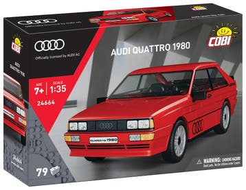 COBI 24664 Audi Quattro Red (Voertuigen, Modelbouwsets), Verzenden, Nieuw