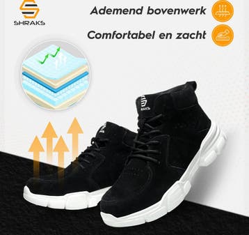 Shraks Stride Veiligheidsschoenen 44 - Werkschoenen voor, Ophalen of Verzenden, Zo goed als nieuw