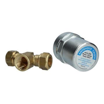 Intergas Xtreme waterslagdemper- 15mm knel, Verzenden, Nieuw