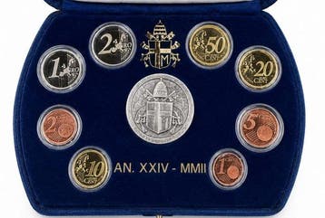 Vaticaan. Proof Set 2002 (incl. medaglia in argento)