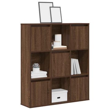 vidaXL Boekenkast 89x24x101,5 cm bewerkt hout bruin, Verzenden, Nieuw, Overige houtsoorten