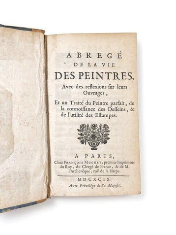 R. de Piles - Abrégé de la Vie des Peintres - 1699, Antiek en Kunst