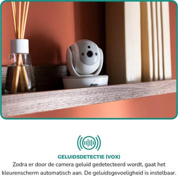 Alecto DVM200MGS - Babyfoon met Camera - Temperatuurweergave, Verzenden, Zo goed als nieuw
