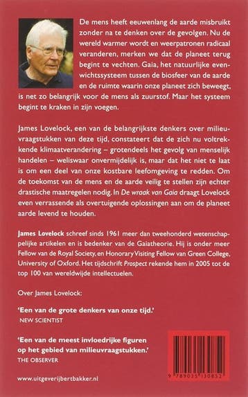 Wraak van Gaia 9789035130852 J. Lovelock, Verzenden, Zo goed als nieuw, J. Lovelock