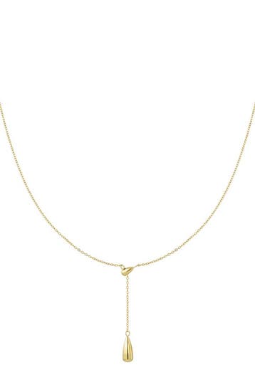 Goudlief Ketting met druppel bedel (Hangerkettingen), Verzenden, Nieuw, Zilver, Overige materialen