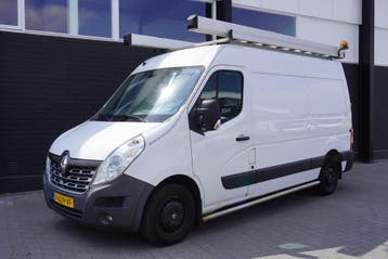 Renault Master 2.3 dCi 130PK L2H2 EURO 6, Stof, Gebruikt, Renault, Wit