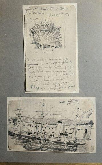 Giovanni Boldini (1842-1931) - Rari croquis - note di