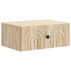 vidaXL Wandbeugel Bedkast Sonoma Eiken 49 x 34,5 x 20 cm, Minder dan 45 cm, Verzenden, Nieuw, Minder dan 55 cm