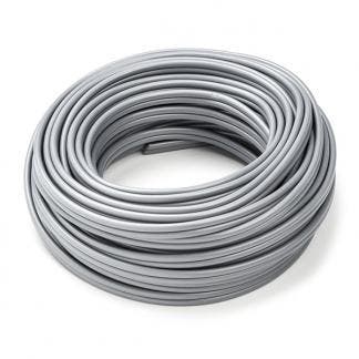 Tweelingsnoer | 2x 0.75 mm² | 10 meter (Zilver), Verzenden, Nieuw