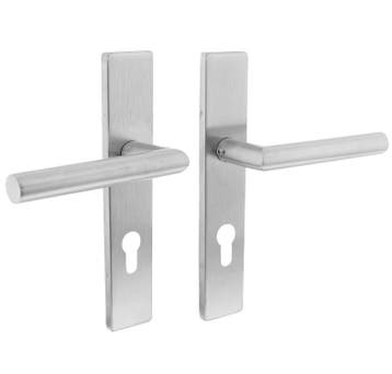 Intersteel deurklink Jura op verdekt schild recht PC72 rvs, Verzenden, Nieuw