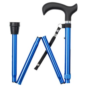 Wandelstok opvouwbaar - Blauw, Ophalen of Verzenden, Nieuw
