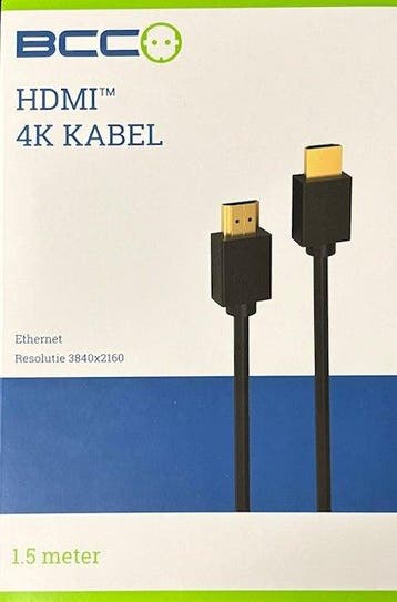 BCC - BCC HDMI kabel 4K 1.5M, Ophalen of Verzenden, Nieuw