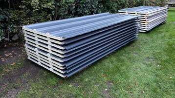 Sandwichpanelen, dakplaten, wand- en gevelplaten, damwand, Doe-het-zelf en Verbouw, Platen en Panelen, Verzenden