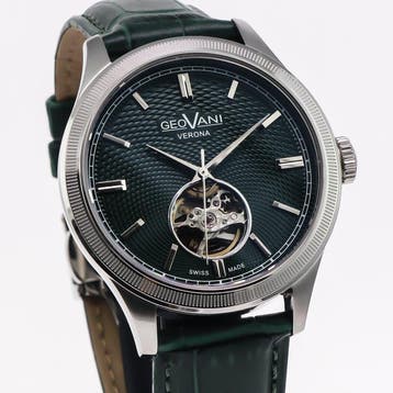 GEOVANI - Verona Open-Heart Swiss Automatic Watch -, Nieuw