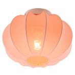 Moderne plafondlamp roze, Deborah, Ophalen of Verzenden, Nieuw, Stof, Modern