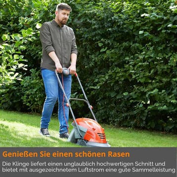 Flymo Hover Vac 250 electrische zweef grasmaaier – 1400 W., Verzenden, Nieuw