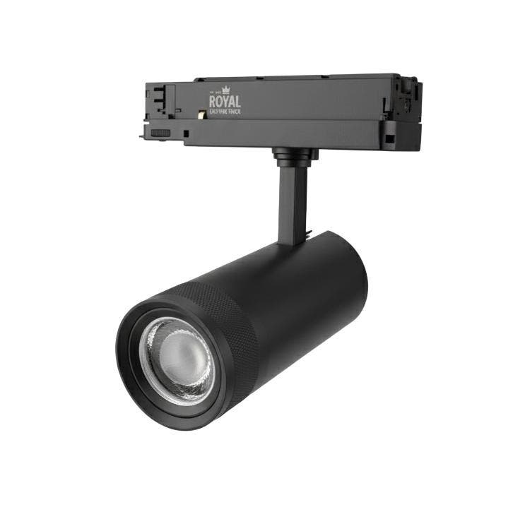 LED Railspot Targa M Zwart - 3-Fase - 20W - 2700K-4000K, Huis en Inrichting, Lampen | Spots