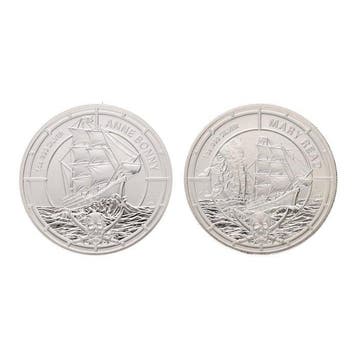 Salomonseilanden. 2 Dollars 2021/2022 - Anne Bonny & Mary
