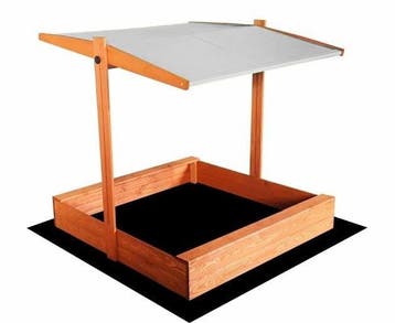 Houten Speelbak 120x120 | UV-bestendig Dak | A-kwaliteit..., Kinderen en Baby's, Speelgoed | Buiten | Zandbakken, Ophalen of Verzenden