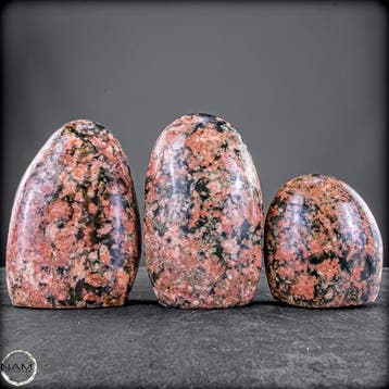 Exclusieve Flower-Agaat-Vrijvormen-Set – Natuurlijke
